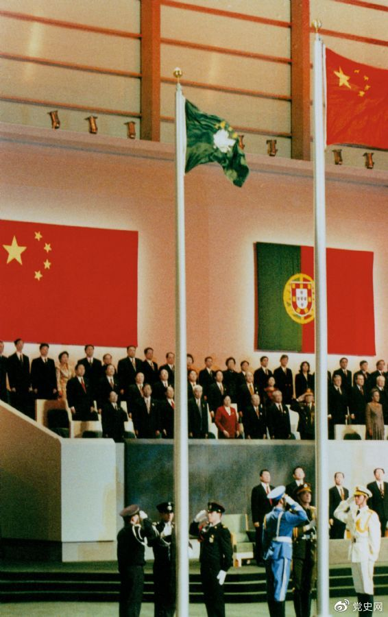 1999年12月20日，中国政府恢复行使对澳门的主权。